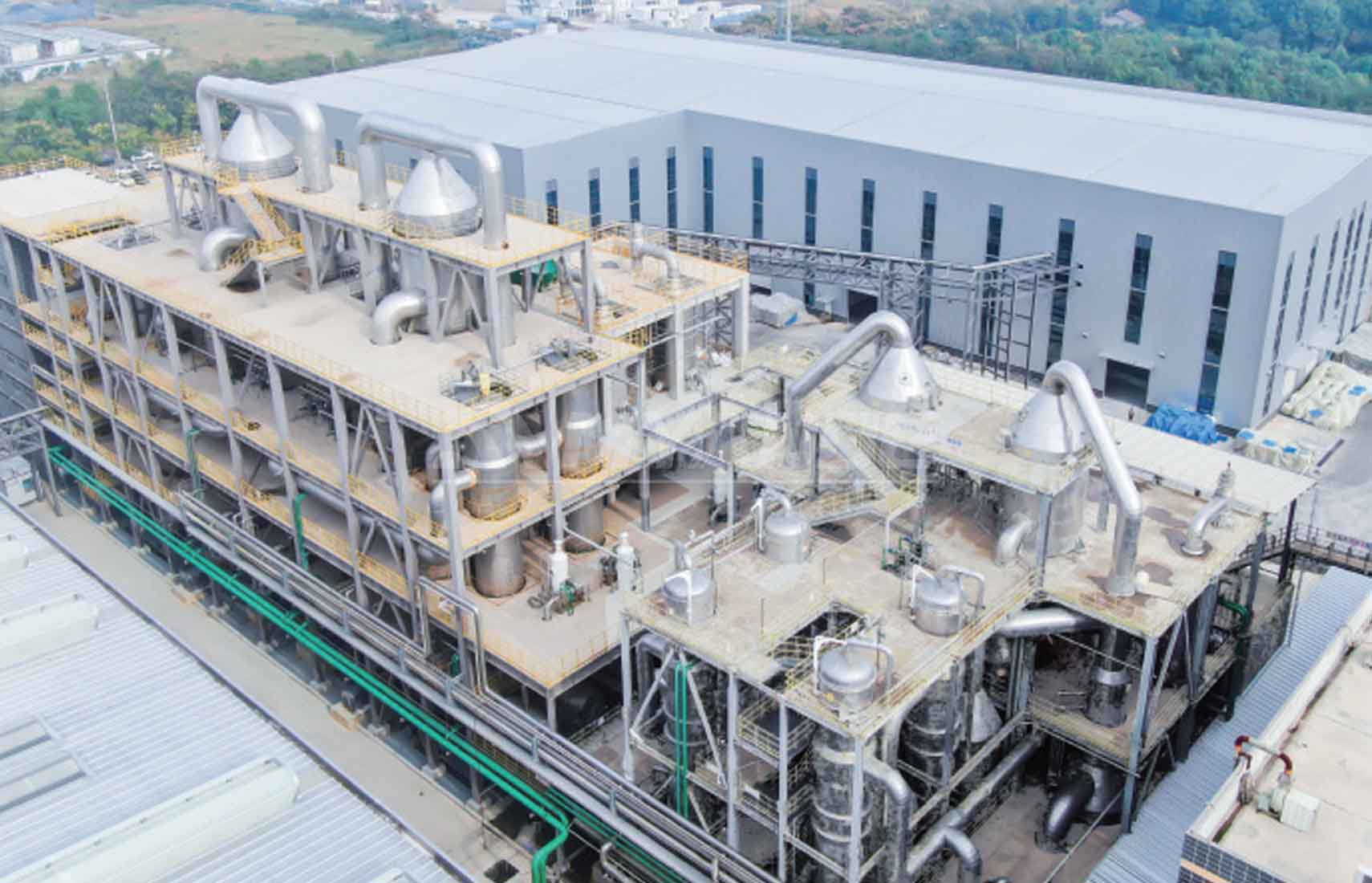 MVR falling film evaporator industrial applications