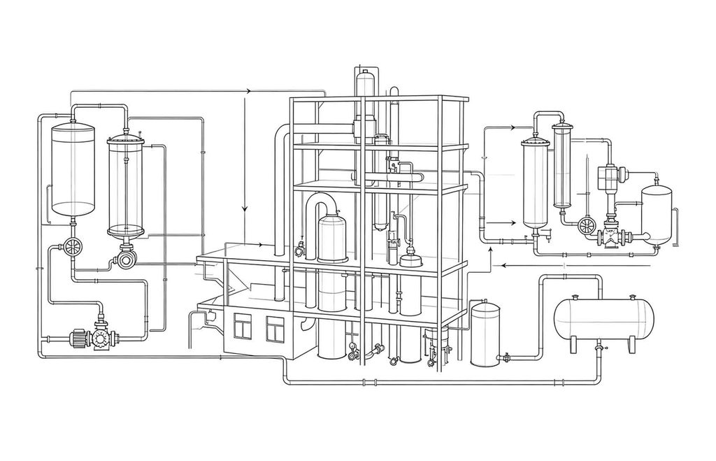 Falling film evaporation process design